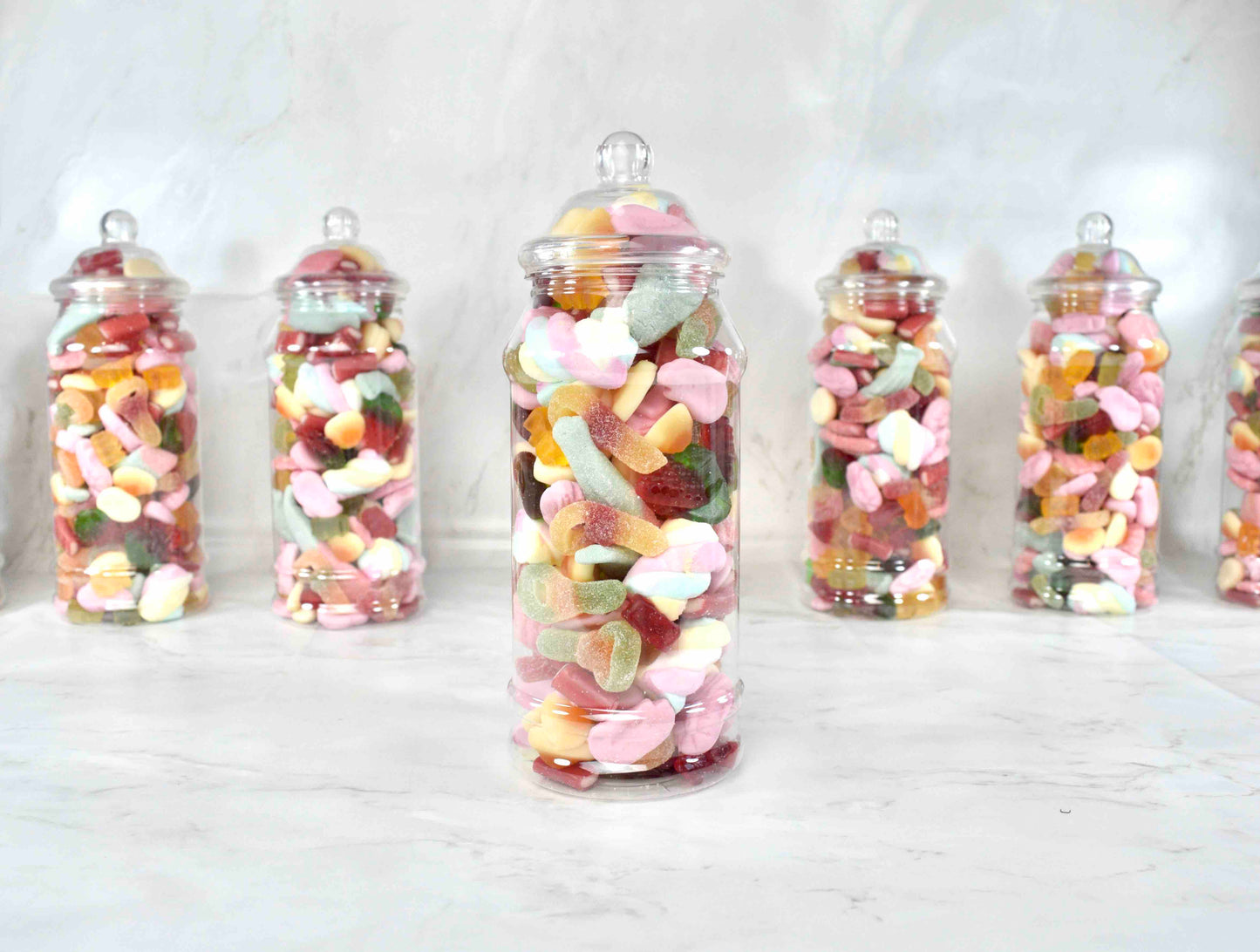 Get Well Soon Personalised Sweet Jar with Sweets Included - Custom Message Pick n Mix Gift Jar