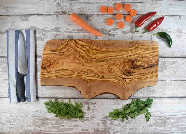 Large Cheese Board 50cm - Olive Wood Cutting Board - Christmas Gift Ideas for Dad - Presents for Him - Charcuterie Board - Tapas Serving Board