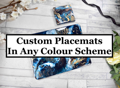 Custom Placemats - Order Bespoke Placemats In Any Colour Scheme - Heat Tolerant