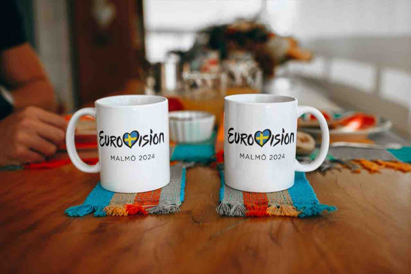 Eurovision Sweden Mug - Eurovision Song Contest Malmö 2024 Cup - Eurovision Christmas Gift Ideas - Eurovision Birthday Gift - Eurovision Lover