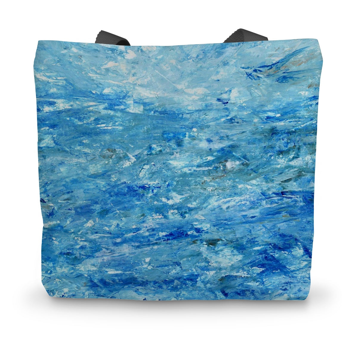 Ocean Water Tote Bag - Nautical Clothing - Abstract Seascape - Turquoise Shopper Bag - Blue Grocery Bag - Sturdy Shopping Bag - Nature Inspired
