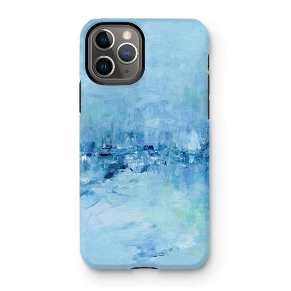 Blue Abstract Art Phone Case - Smartphone Protection