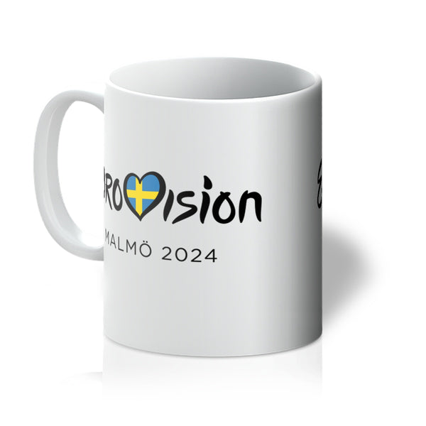 Eurovision Sweden Mug - Eurovision Song Contest Malmö 2024 Cup - Eurovision Christmas Gift Ideas - Eurovision Birthday Gift - Eurovision Lover