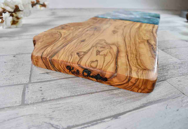Rustic Olive Wood Cutting Board 30cm