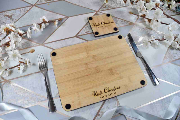 Black Gold Resin Placemats and Coasters Dining Set - Luxury Table Mats