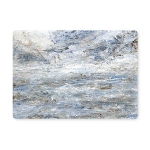 Grey Abstract Seascape Placemats