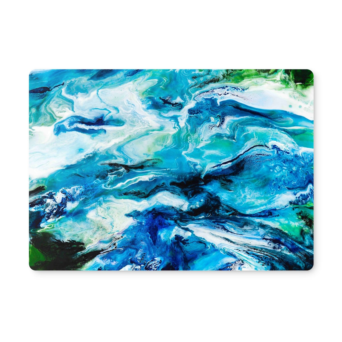 Seaside Blue Dining Placemats - Cork Backed Table Mats