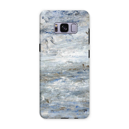 Protective Case for Phone with Grey Seascape Design